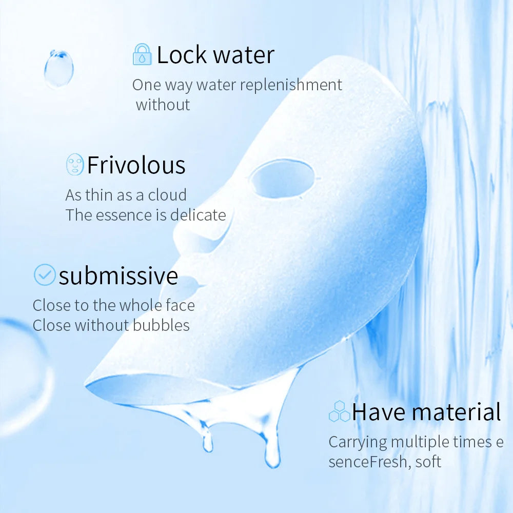 BIOAQUA 20pcs Centella Collagen Face Mask
