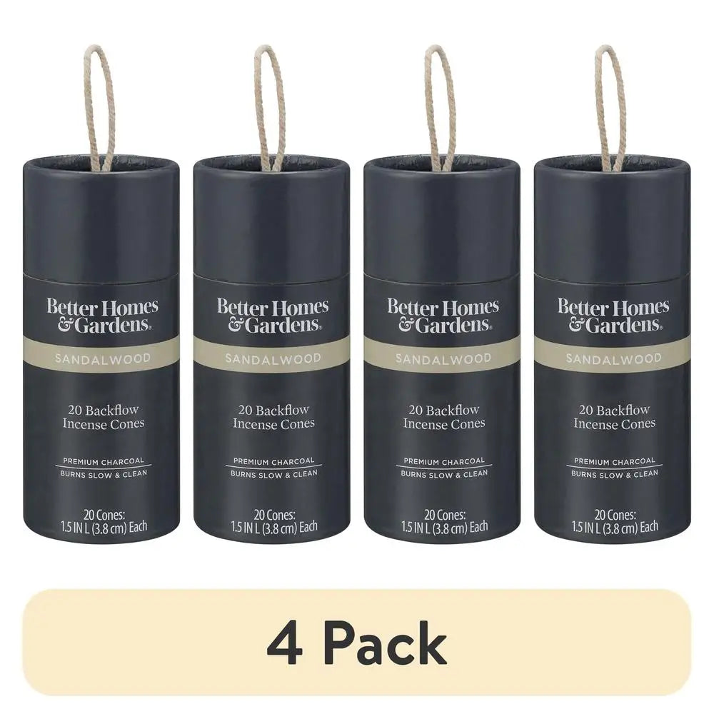 4 Pack Premium Sandalwood Backflow Incense Cones