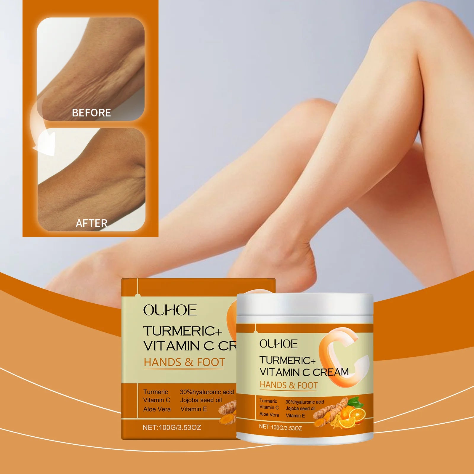 OUHOE Turmeric Vitamin C Cream
