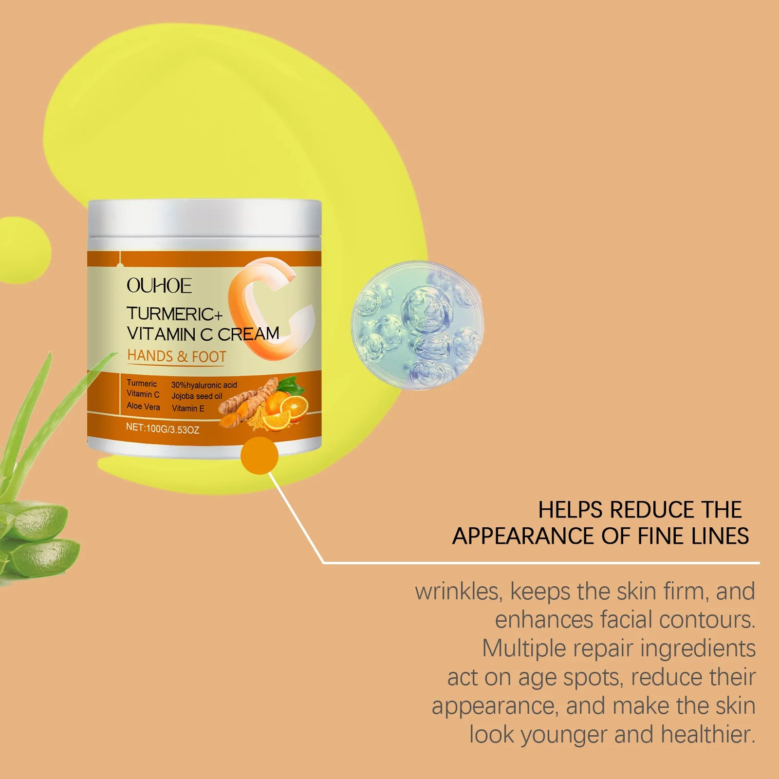 OUHOE Turmeric Vitamin C Cream