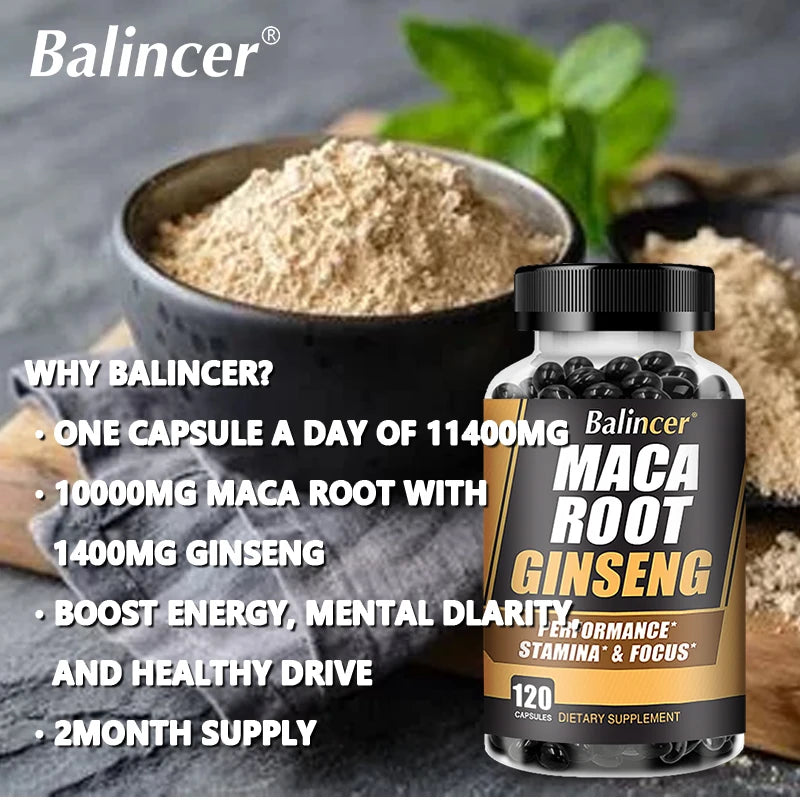 Natural Maca Root + Ginseng Extract