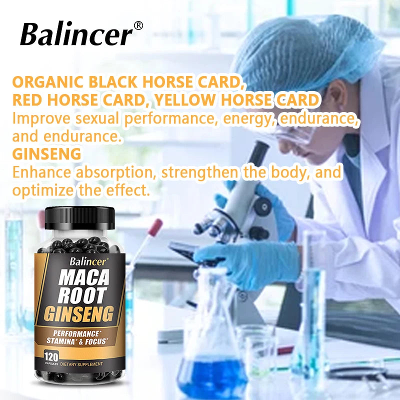 Natural Maca Root + Ginseng Extract