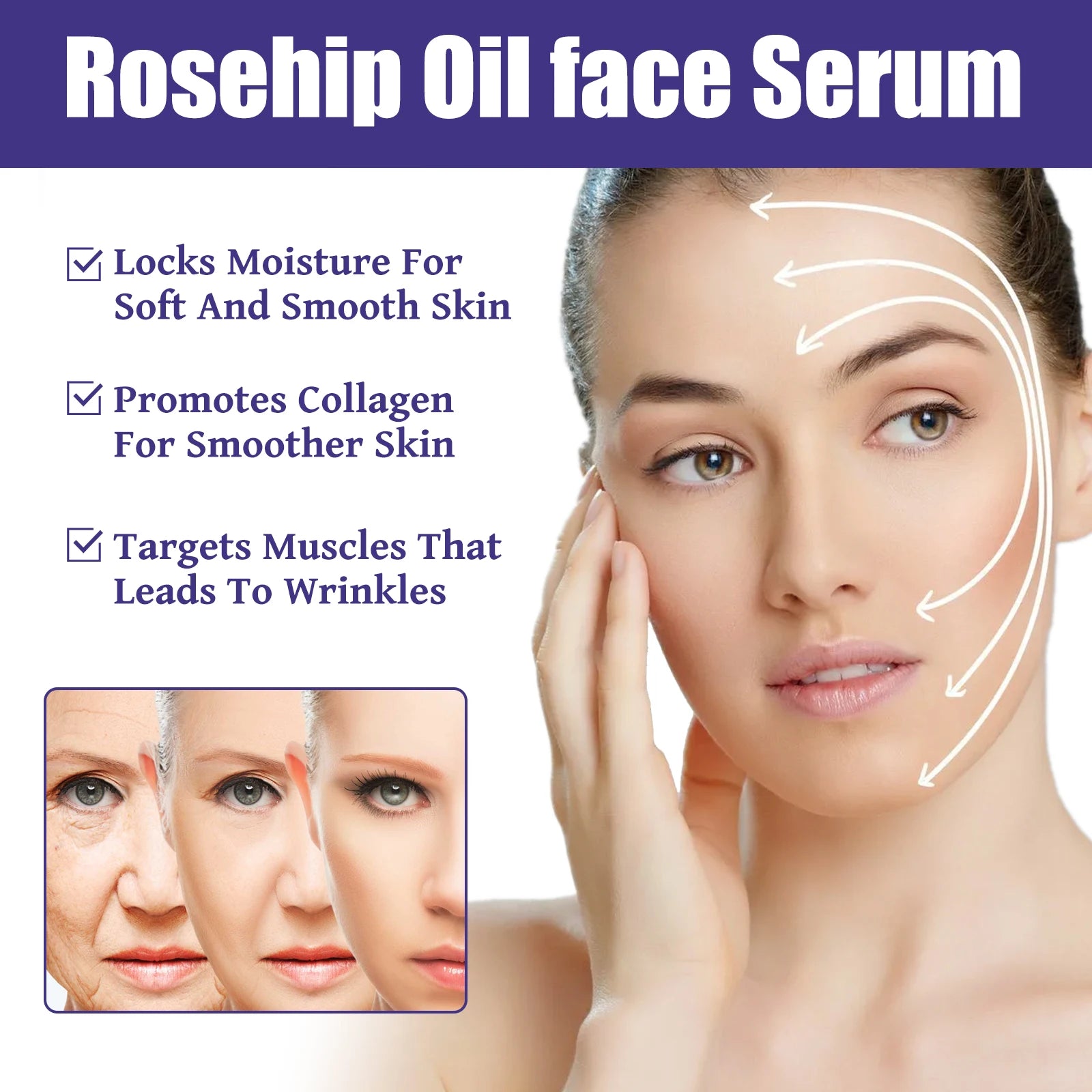 EELHOE Rose Fruit Oil Facial Essence