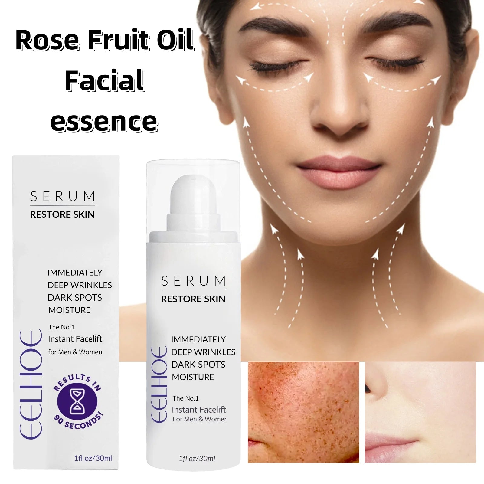 EELHOE Rose Fruit Oil Facial Essence