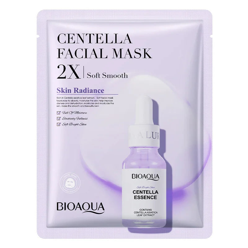 BIOAQUA 20pcs Centella Collagen Face Mask