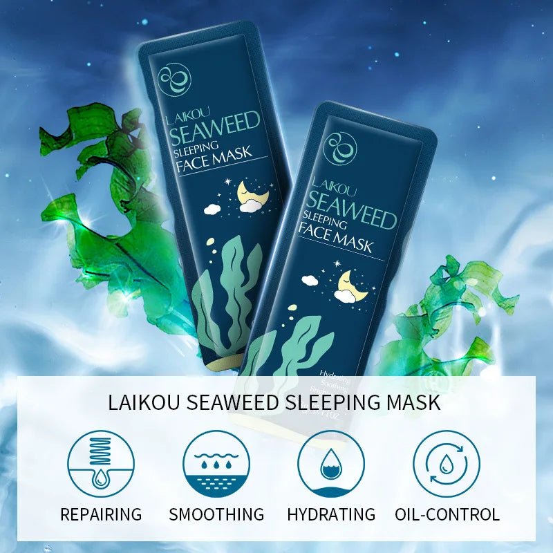 LAIKOU 7pcs Hydrating Sleeping Facial Mask