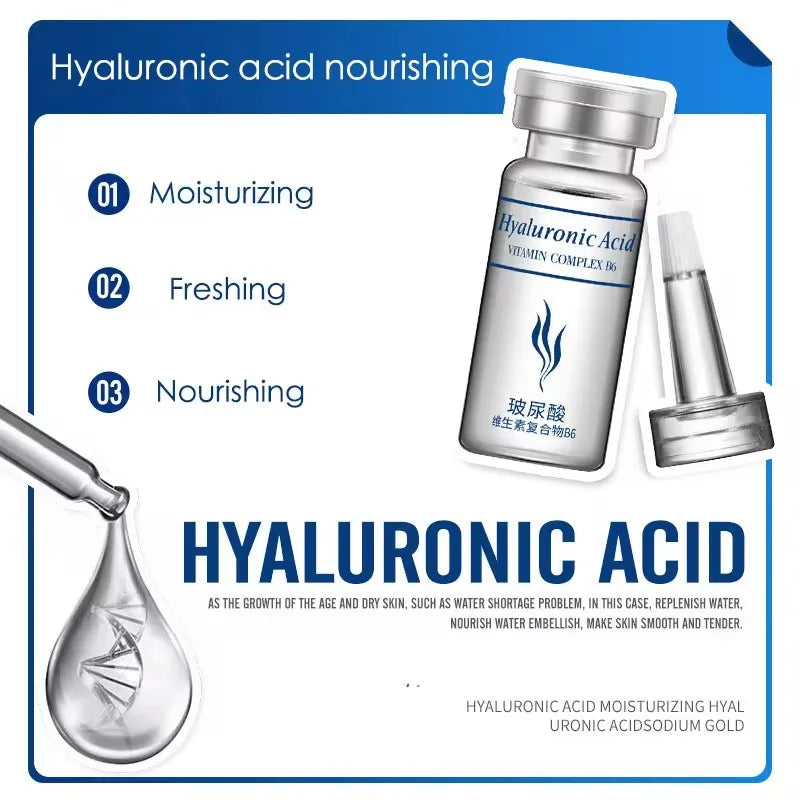 BIOAQUA 20pcs Hyaluronic Acid Serum Facial Skincare Essence